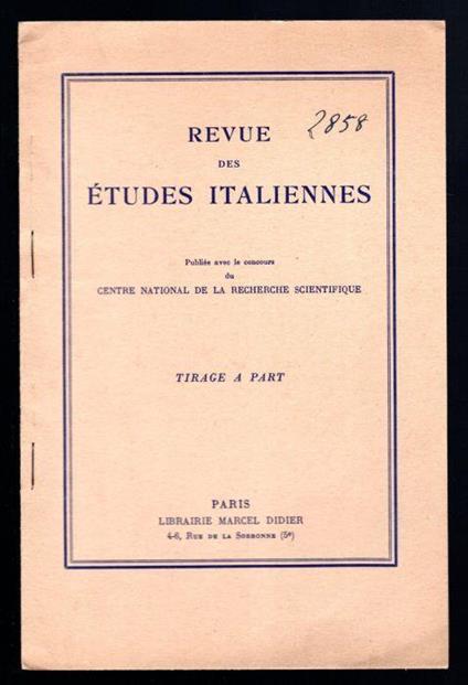 Ricordo di Henri Bedarida - Carlo Pellegrini - copertina