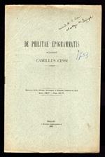 De Philitae Epigrammatis