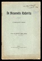 De Nicaeneto Abderita