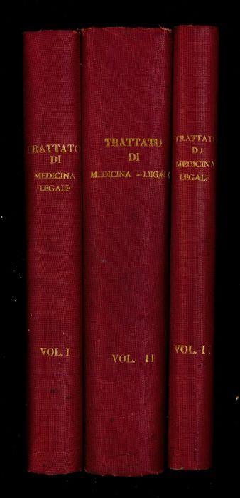 Trattato di medicina legale - Amedeo Dalla Volta - copertina