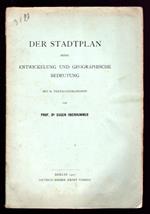 Der Stadtplan seine entwickelung und geographische bedeutung