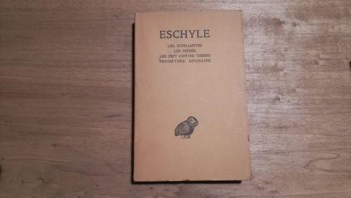 Les suppliantes, Les Perses, Les sept contre Thèbes, Promèthèe enchainè - Eschilo - copertina