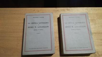 La critica letteraria di Henry W. Longfellow - Francesco Viglione - copertina