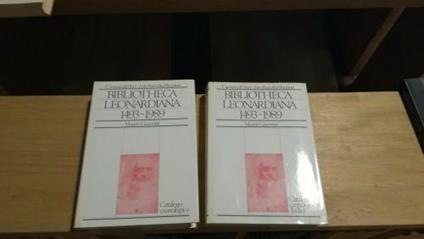 Bibliotheca leonardiana 1493-1989 2 VOLUMI - Olindo Guerrini - copertina