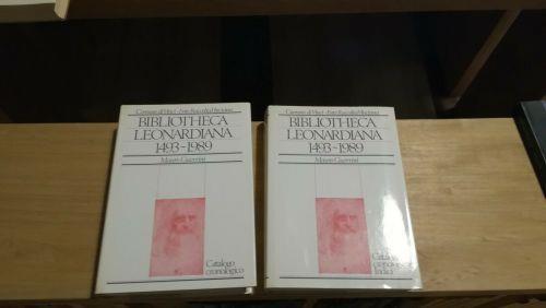 Bibliotheca leonardiana 1493-1989 2 VOLUMI - Olindo Guerrini - copertina
