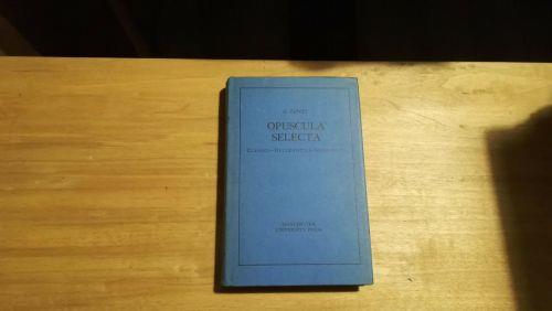 Opuscula selecta - Nathan Zuntz - copertina
