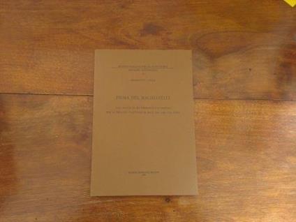 Prima Del Machiavelli - Benedetto Croce - copertina