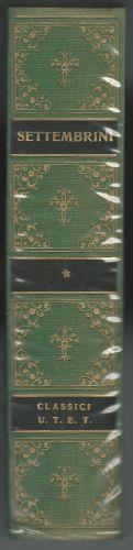 Opere Scelte - Luigi Settembrini - copertina