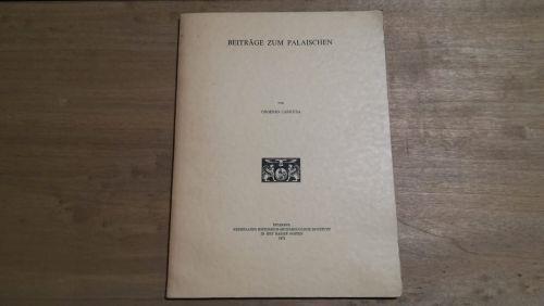 Beitrage zum palaischen - Onofrio Carruba - copertina