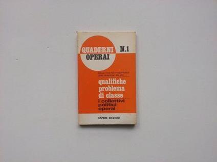 Quaderni Operai - Numero 1 - copertina