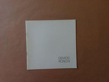 Demos Ronchi Mostra Ferrara Palazzo dei Diamanti - copertina