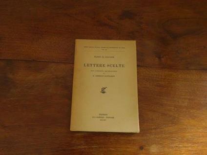 Plinio il Giovane - Lettere Scelte - copertina