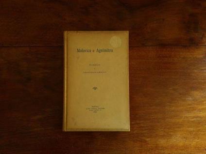 Malavica e Agnimitra - copertina