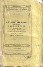 Le più reputate prose del marchese Basilio Puoti scelte per cura del pr. G. I. Montanari precedute dalle Notizie biografiche scritte dal signor Bruto FabricatoreI
