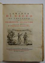 Il lamento di Cecco da Varlungo colle note d'Orazio Marrini