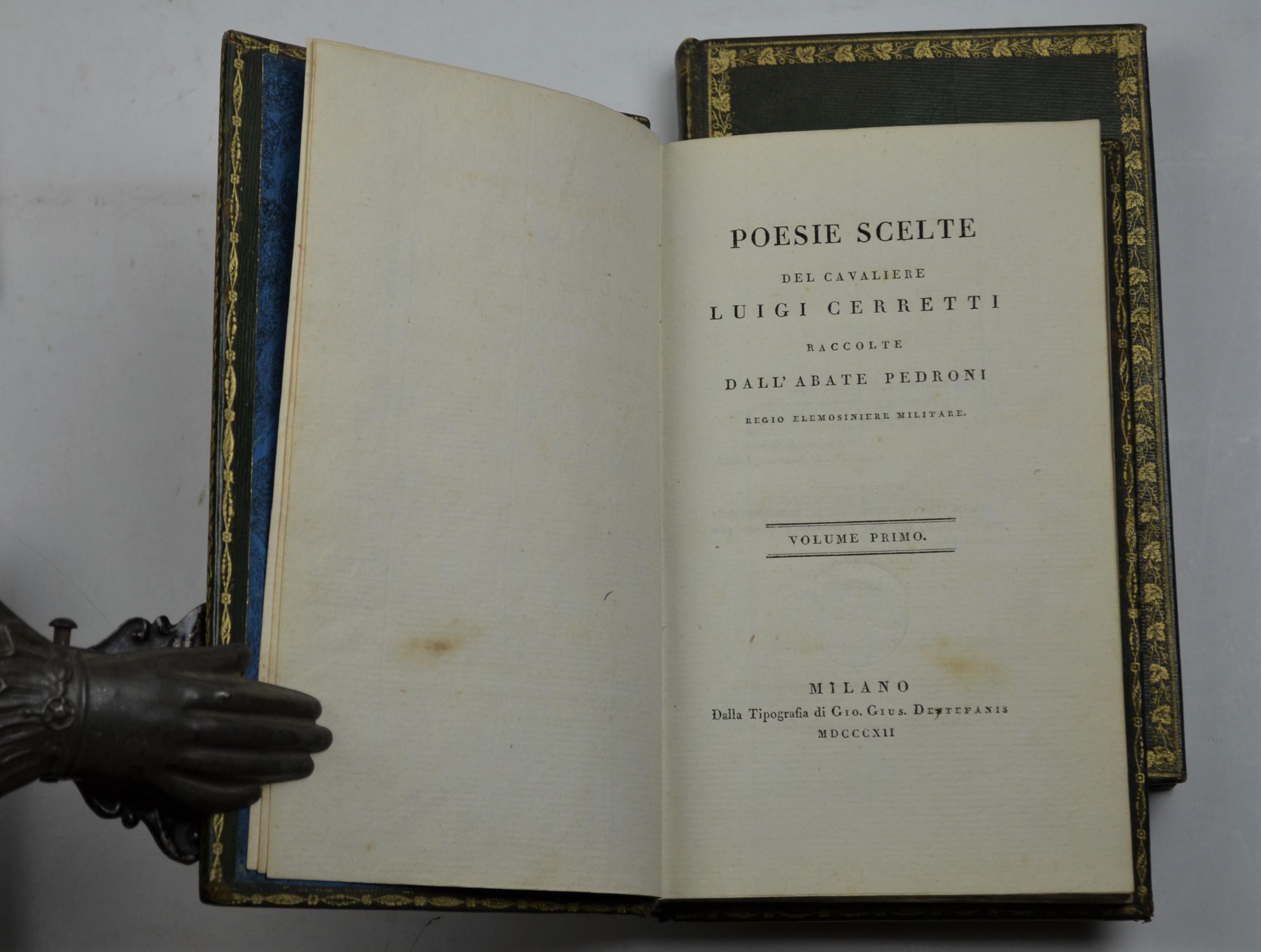 Poesie (e prose) scelte… raccolte dall'abate Pedroni…