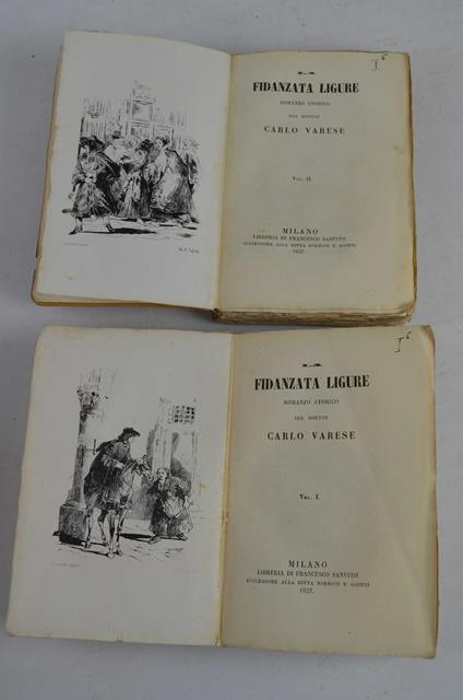 La fidanzata ligure. Romanzo storico - Carlo Varese - copertina