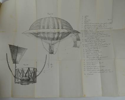 Cenno sull'aerostato... esposto nell'ottobre 1842 nel nobil Teatro di Apollo, che venne gratuitamente concesso dalla magnanimità di S. E. il Principe D. Alessandro Torlonia, insigne protettore delle belle arti in questa metropoli.. - copertina