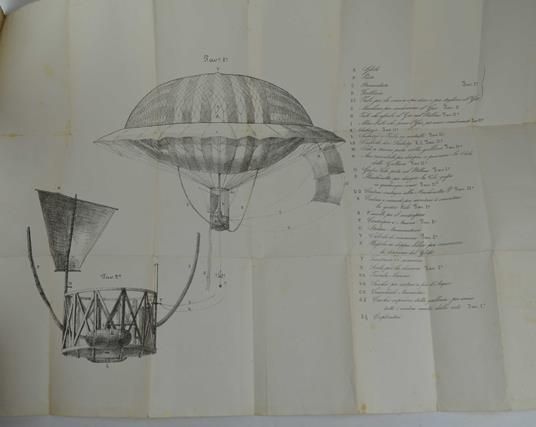 Cenno sull'aerostato... esposto nell'ottobre 1842 nel nobil Teatro di Apollo, che venne gratuitamente concesso dalla magnanimità di S. E. il Principe D. Alessandro Torlonia, insigne protettore delle belle arti in questa metropoli.. - copertina
