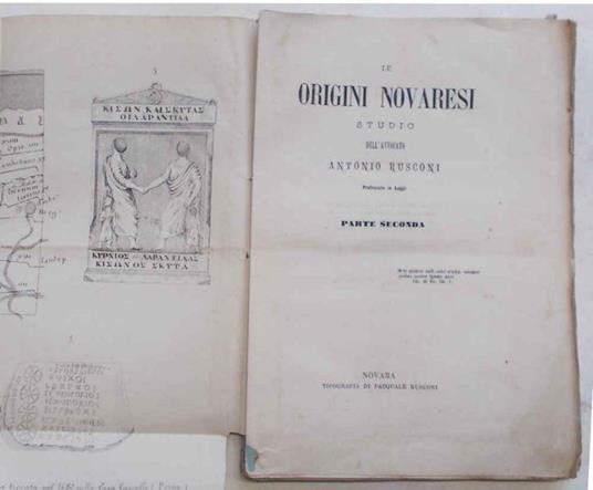 Le origini novaresi. Parte seconda - Antonio Rusconi - copertina