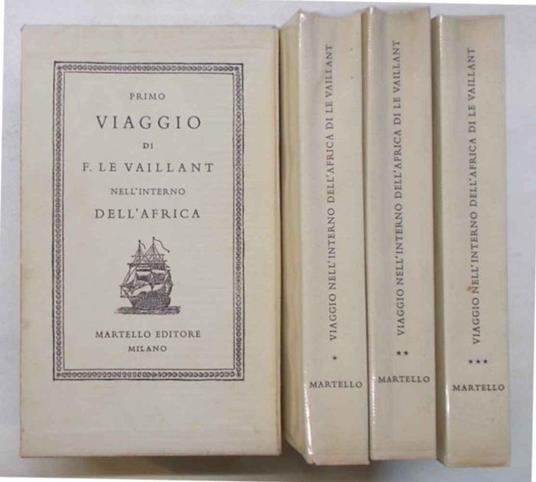 Primo viaggio di F. Le Vaillant nell'interno dell'Africa - copertina