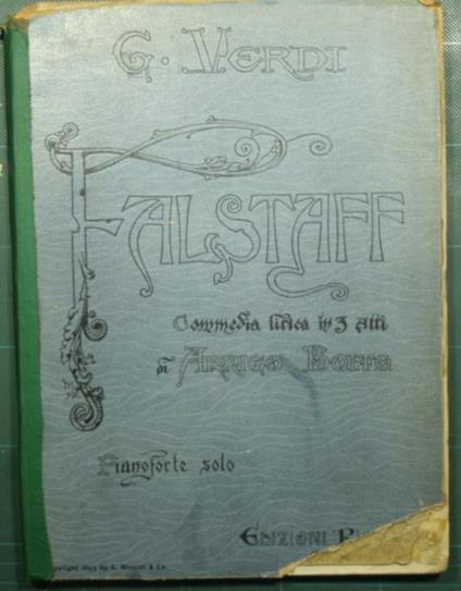 Falstaff - Giuseppe Verdi - copertina