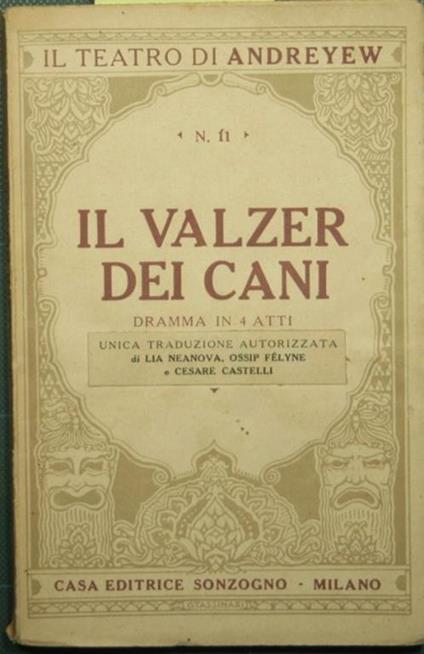Il valzer dei cani - Poema della solitudine - Leonida Andréef - copertina