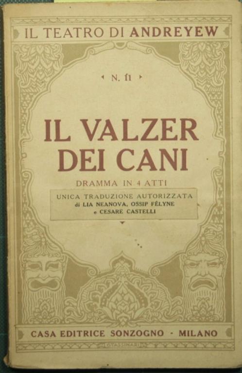 Il valzer dei cani - Poema della solitudine - Leonida Andréef - copertina