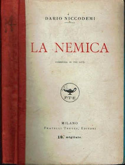 La nemica - Dario Niccodemi - copertina