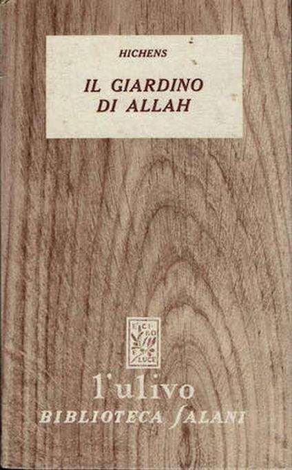 Il giardino di Allah - Robert S. Hichens - copertina