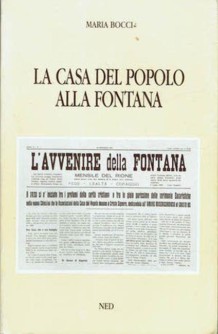La casa del popolo alla fontana - Maria Bocci - copertina