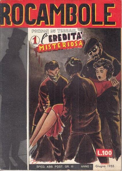 Rocambole N 1 L'eredità Misteriosa - Ponson du Terrail - copertina