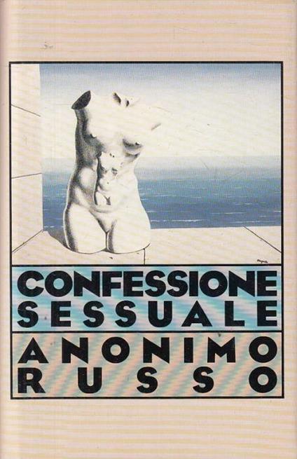 Confessione Sessuale - Anonimo russo - copertina