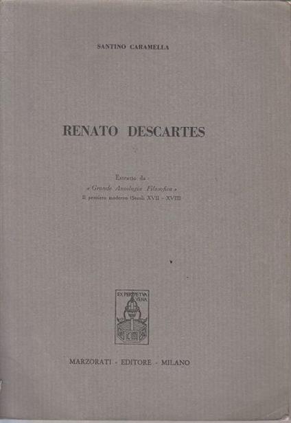 Renato Descartes - Santino Caramella - copertina