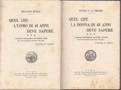 Quel Che L'uomo 45 Anni Deve Sapepre + La Donna - copertina