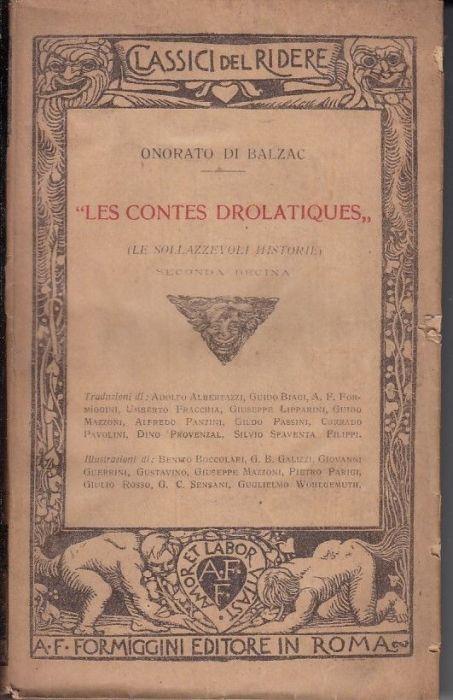 Les Contes Drolatiques - Honoré de Balzac - copertina