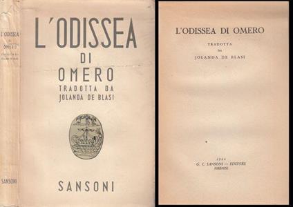 L' Odissea - Omero - copertina