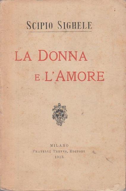 La Donna e L'amore - Scipio Sighele - copertina