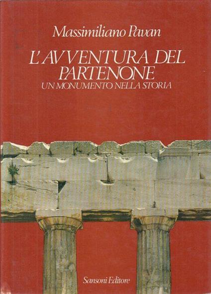 L' Avventura Del Partenone Monumento - Massimiliano Pavan - copertina