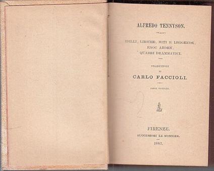Alfredo Tennyson - copertina
