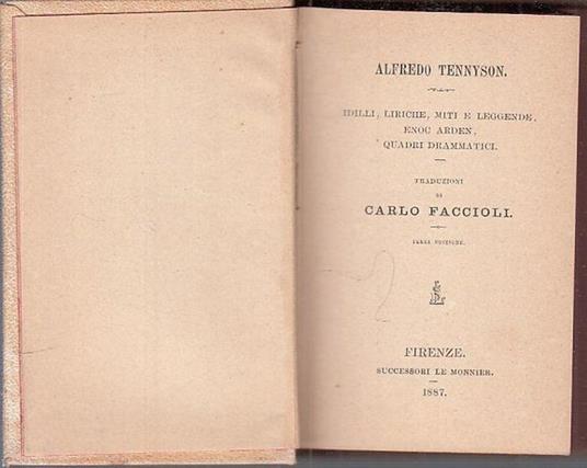 Alfredo Tennyson - copertina