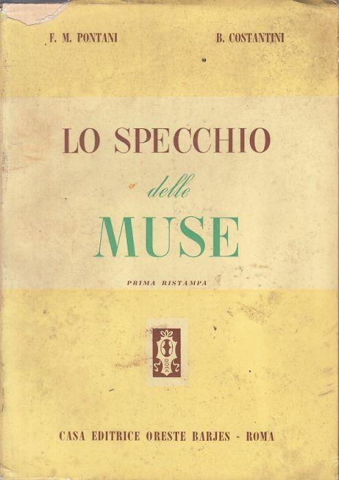 Lo Specchio Delle Muse - F. M. Pontani - copertina