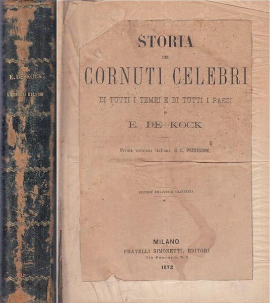 Storia Dei Cornuti Celebri - copertina