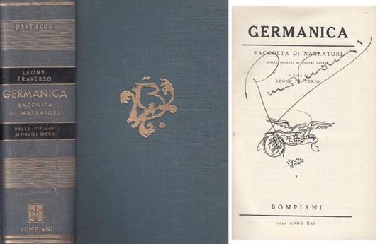 Germanica Raccolta Narratori - Leone Traverso - copertina