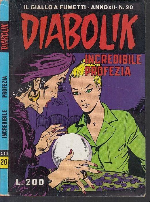 Diabolik Anno Xii N.20 - copertina