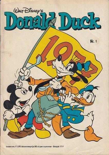 Donald Duck 1/52 Annata Completa Olandese - copertina