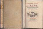 Della Religione + Epistola Valincour Settecentina