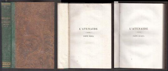 L' Atenaide Parte Terza - copertina