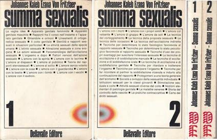Summa Sexualis 2 Volumi - Johannes Kaleb Ezana von Fritzlaev - copertina