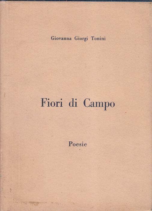 Fiori di Campo - Giorgio Tonini - copertina